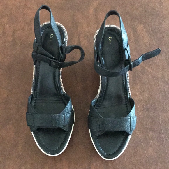 Cole Haan Nike Air Leather Wedges - Picture 1 of 4